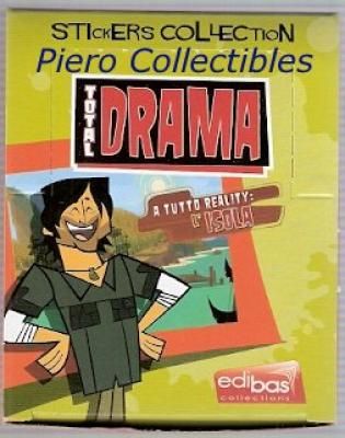 Total Drama Box 40 Packs Stickers Edibas  