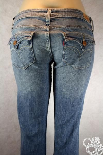 LEVIS JEANS Too Superlow 524 Aster Flare Low Rise Pants  