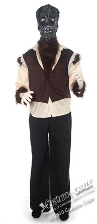 Adult Std. Adult Wolfman Costume   The Wolfman Costumes  