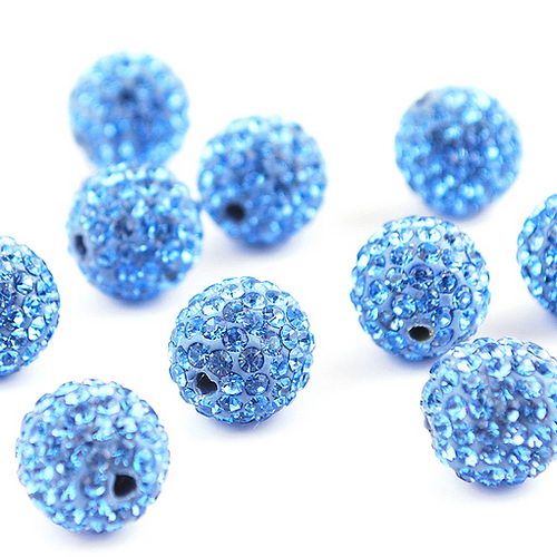   Rhinestone Crystal Disco Ball Beads1.5MM Fit Charm Bracelet Optional