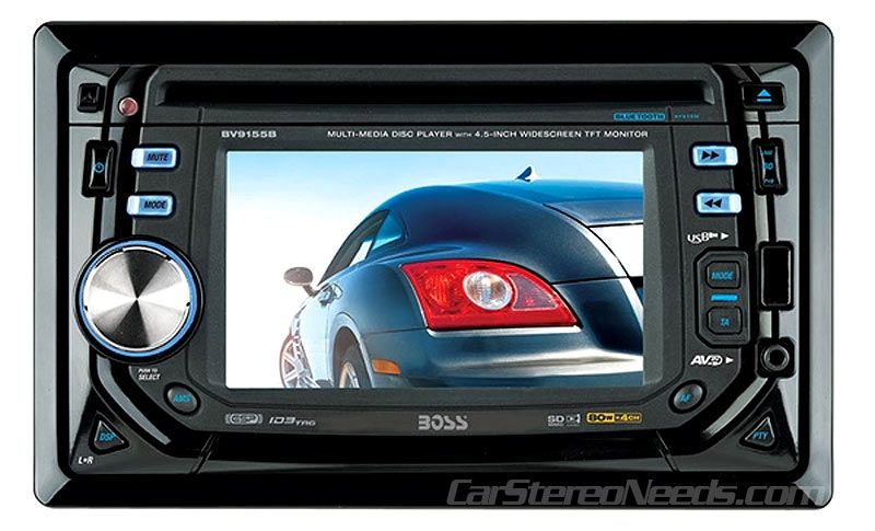 BOSS BV9155B CAR 2 DOUBLE DIN DVD/CD/iPOD PLAYER TOUCHSCREEN MONITOR 