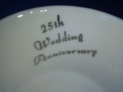 Royal Windsor 25th Anniversary Footed CUP and SAUCER  