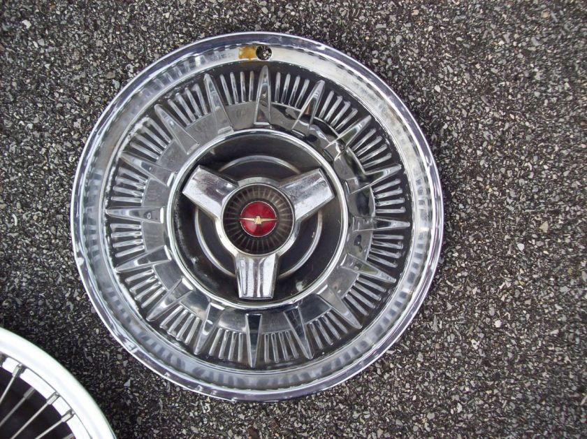 OEM 1964 Ford Thunderbird Hubcap Wheel Cover with Spinner T Bird 