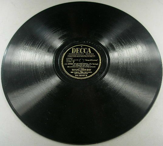 Rare 1945 Song Of Norway 78 RPM Edvard Grieg Operetta  