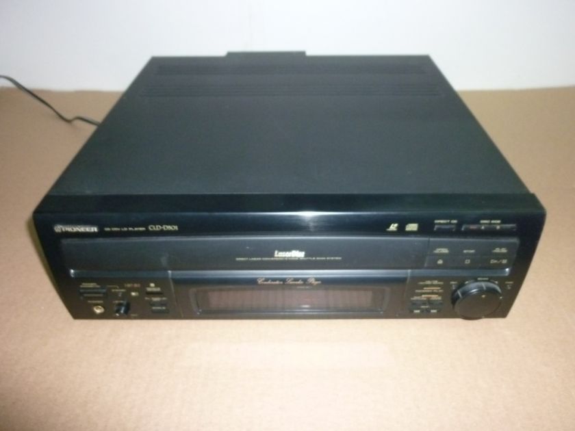 Pioneer Combination Laserdisc Player CLD D501 CD, CDV, LD  