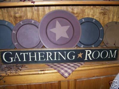 PRIMITIVE SIGN~~GATHERING ROOM~~STAR~~  