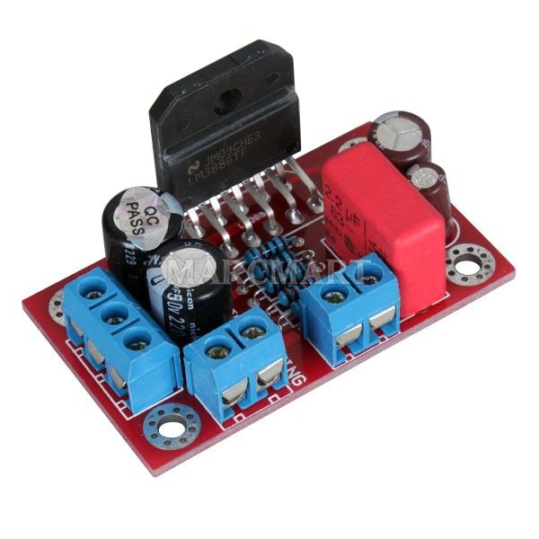 LM3886TF 2X60W 1X Power &2X Amplifier Panel Board DIY F Component 