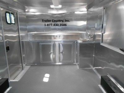 NEW 8.5x16 Enclosed Concession Food Vending BBQ Trailer  