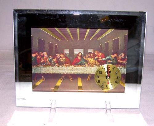 LAST SUPPER TABLE RELIGIOUS CLOCKS jesus items clock  