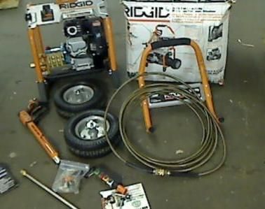 RIDGID 3300 PSI 3 GPM Subaru Engine Cat Pump Gas Pressure Washer 