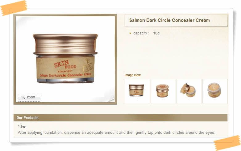 SKINFOOD Salmon Dark Circle Concealer Cream_#1 Blooming  