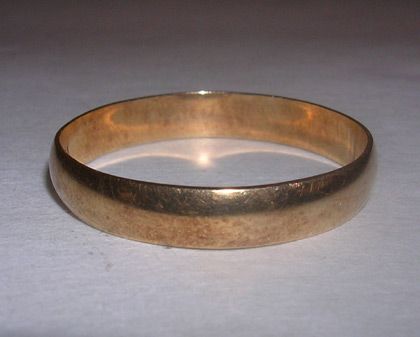   Solid BAND Ring 4mm 2.6 GRAMS Size 12.75 12 3/4 Men Wedding  