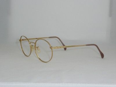 Titmus EX259 Round Gold Unisex Eyeglass Frame 51 20  