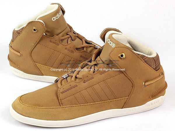 Adidas Utility Deck Leather Neo Label Suede Dark Sand Mens Casual 2011 