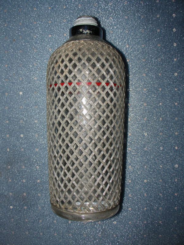 Sparklets Seltzer Bottle Metal Mesh Cover  