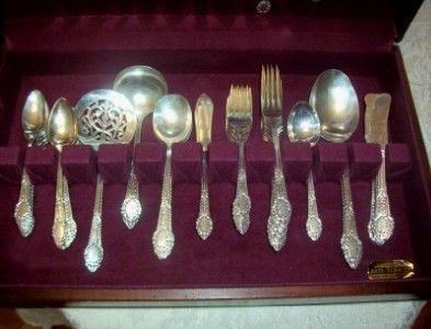 VTG COMMUNITY SILVERPLATE 59 PC RENDEZVOUS OLD SOUTH  