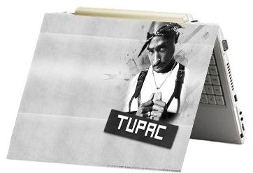 Tupac 2pac Laptop Notebook Sticker Skin Decal Cover  