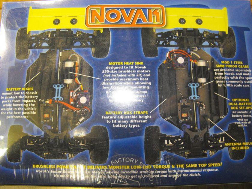 NOVAK BRUSHLESS CONVERSION KIT NITRO TO ELECTRIC #5013 607209050135 