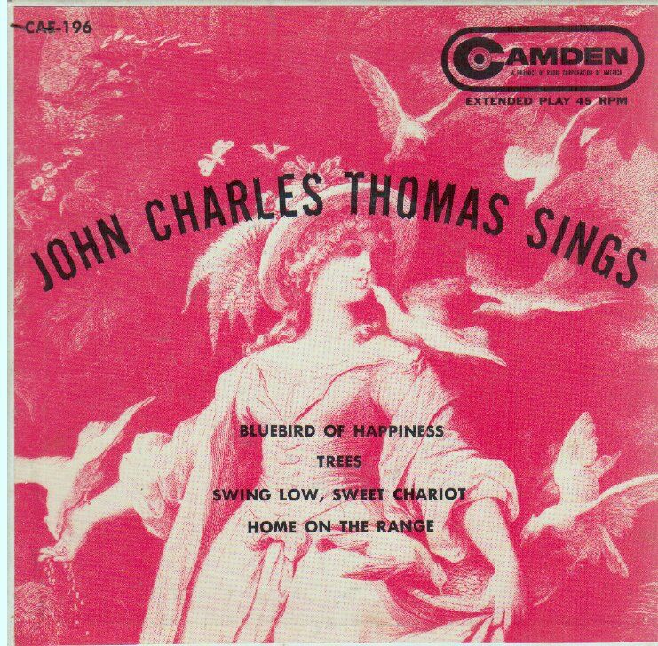   Charles Thomas Sings EP 7 45 VG++ Canada Camden CAE 196 Rare  