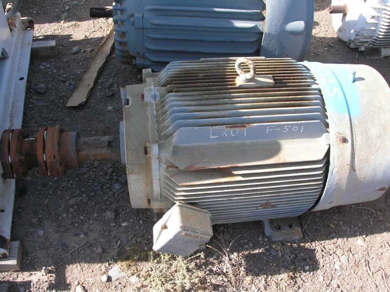 Siemens 75 HP Electric Motor. 1185 RPM  