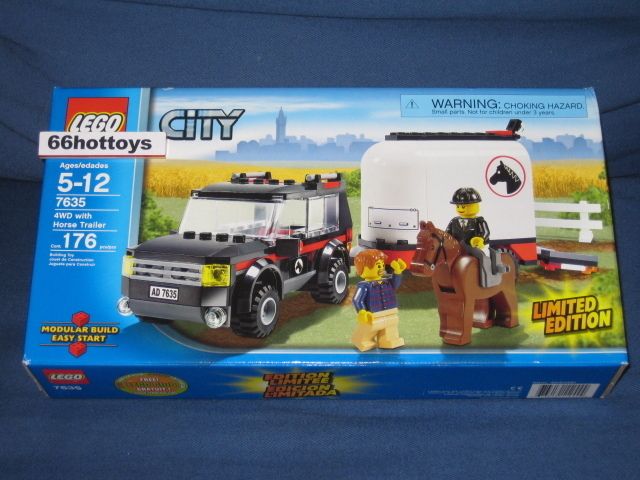 LEGO CITY 7635 4WD With Horse Trailer NEW  