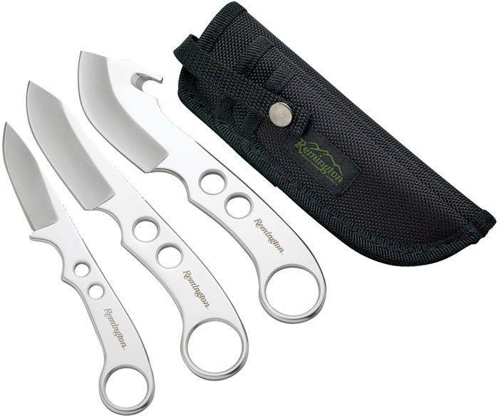 REMINGTON BIG GAME 3 PIECE SKINNING KNIFE SET 18645  