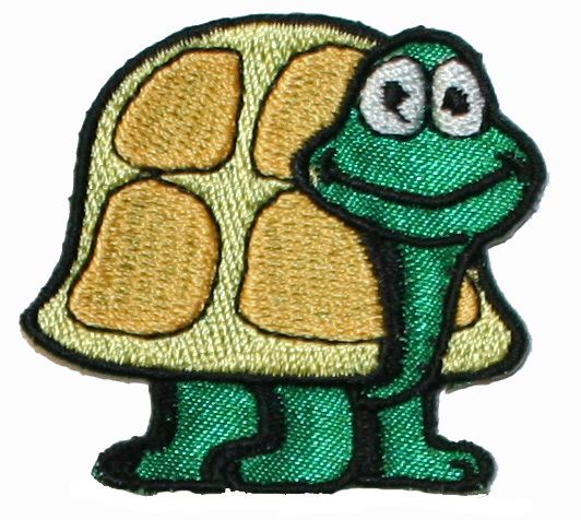 Turtle Iron On Patch lot of 2  