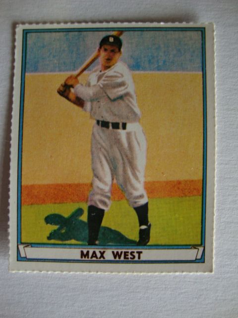 Dover RP, 1941 BLONY Bubble Gum MAX WEST  