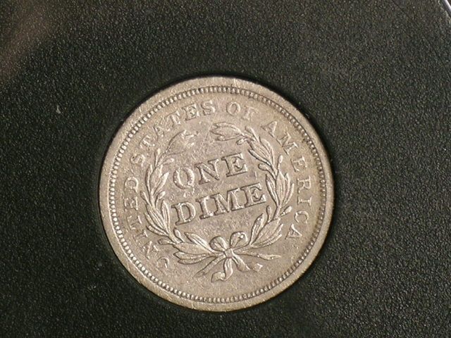 1840 Seated Liberty Dime AU Grade aug 8  