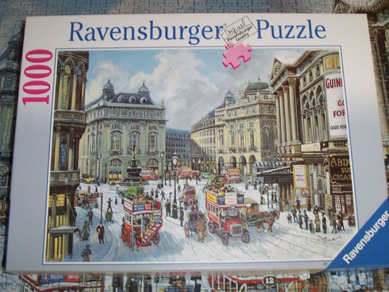 DOUBLE DECKER BUS PICCADILLY CIRCUS LONDON PUZZLE  