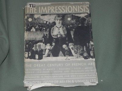 1937 The Impressionists Manet Pissarro Monet Renoir  