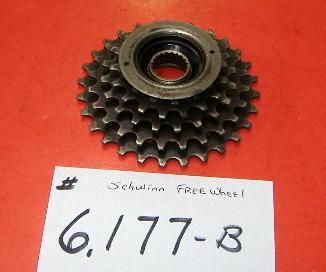 SCHWINN 5 or 10 SPEED FREEWHEEL , STAMPED SCHWINN , MODEL F   