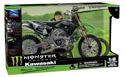 NewRay RYAN VILLOPOTO Kawasaki KX450F Supercross Die Cast 16 