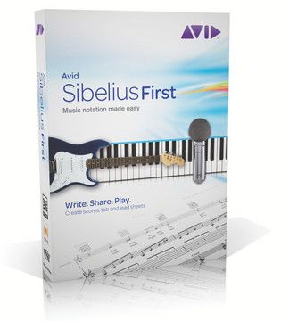 Avid Sibelius 6 First (Notation Software   Mac/PC)  