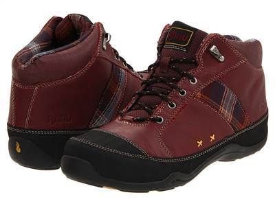 Ahnu Camino Tawny Port Red Burgundy Womens Casual Dress Boots 