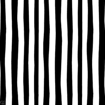 Robert Kaufman Dr. Seuss Celebrate Stripes Black and White Fat Quarter 
