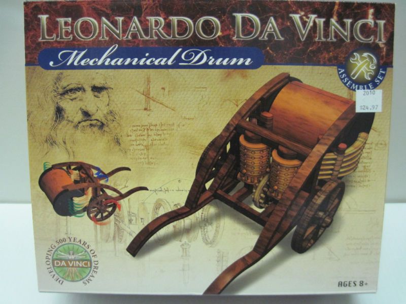 ELENCO DAVINCI MECHANICAL DRUM PLASTIC MODEL KIT  