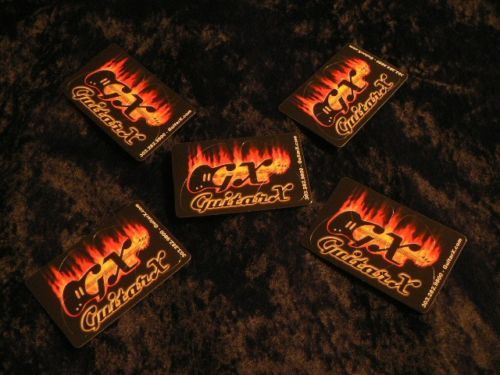 Collectible Guitar Pick Cards by PikCARD   5 for $3.99  