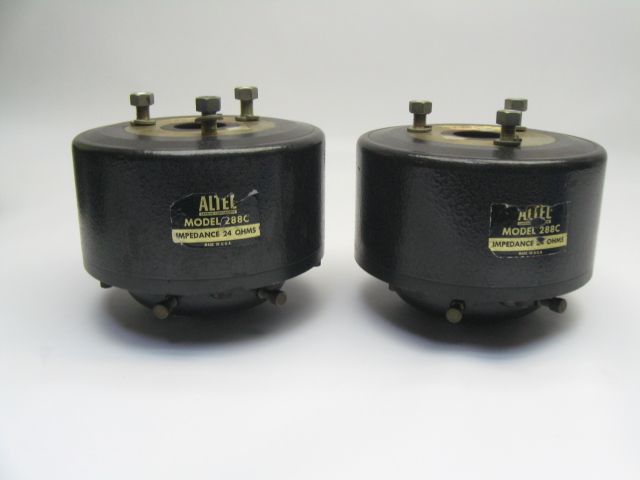 Vintage Altec Lansing 288C pair Speaker HF Compression Driver Original 