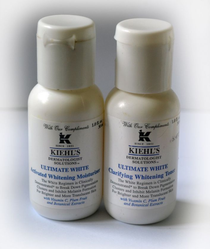 Kiehls Ultimate Activated Whitening Moisturizer+Toner  