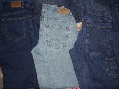 BOYS HUGE JEANS LOT SIZE 14 HUSKY LEVIS,OLD NAVY,GAP  