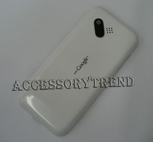 ORIGINAL HTC GOOGLE G1 BATTERY BACK DOOR COVER WHITE  