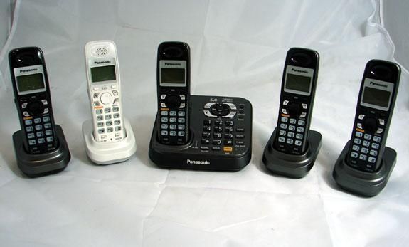   dect 6 0 single line cordless phones 5 handsets 4 handset cradles 5 ac