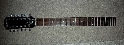 Vintage 12 String Epiphone Guitar Neck with Tuner Keys  