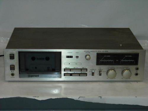 Vintage Garrard CD 3000 Single Cassette Tape Deck  