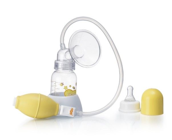 RK Manual Breast Pump + 1 Baby Milk Bottle And Teat  