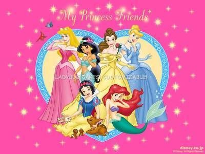 Disney Princess Edible Cake Topper Image Birthday Party  