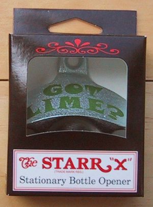 GOT LIME? Starr Wall Mount Bottle Stationary Opener NEW  