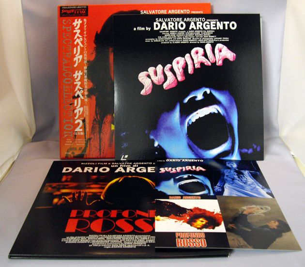 Japan Special 3 LD Box Dario Argento SUSPIRIA & Profondo Rosso Jessica 