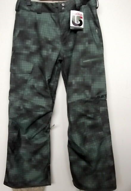 BURTON SNOWBOARD CARGO SKI PANTS NORI POPULATION PRINT TWIN PEAK MENS 